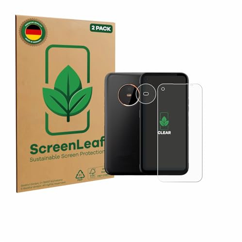 ScreenLeaf (2 Stück Schutzfolie für Gigaset GX6 Pro (Display+Kamera) [nachhaltiger Displayschutz, Folie, transparent, kratzfest]