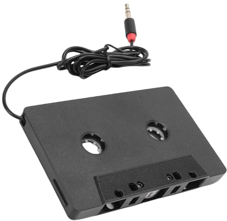 Cuifati Auto-Kassetten-Adapter, Kassetten-zu-Aux-Konverter mit Typ C auf 3,5 Mm Klinke, 4-Kanal-Stereo-Ausgang für Telefon, MP3-Player, HiFi-Geräte