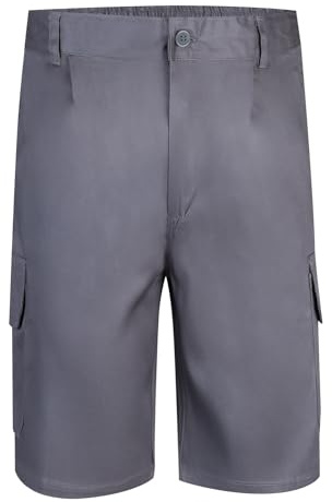 Velilla 344 - Bermudas multipoches (taille 50) couleur gris