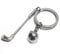 RK Gifts Creative Sporting Golf Club and Ball Silver Metal Keyring Keychain Gift Novelty