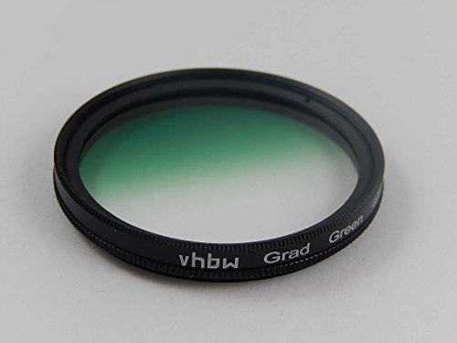 vhbw Universal Farb-Verlaufsfilter kompatibel mit Kamera Objektiven mit 82mm Filtergewinde - Gradationsfilter, grün