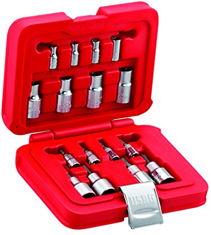 USAG U06010009 - 601 1/4-1/2 JTX16 - Assortment with TORX® sockets in modular box (16 pcs.)