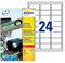 Avery L4773-20 480x Ultra widerstandsfähige Etiketten für Laserdrucker 63,5 x 33,9 mm Weiß