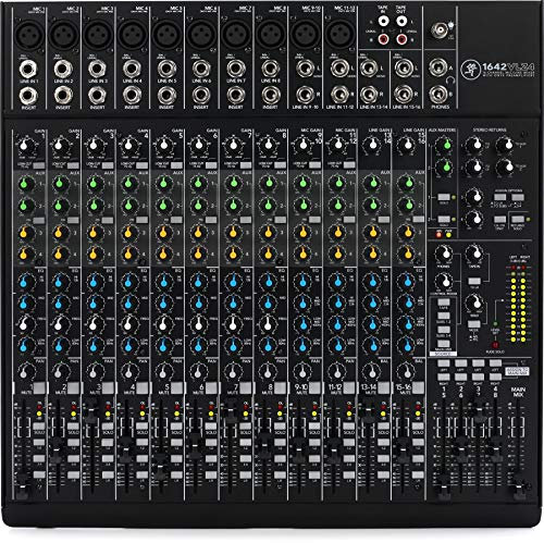 Mackie 1642-vlz4 DJ-Mixer – DJ-Mixer (-82 dB, 10 – 100 Hz, 22 Ohm, 22 Ohm, 50 W, 42,5 cm