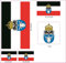 U24 Aufkleberbogen Deutsch Südwestafrika Aufkleber Set Flagge Fahne