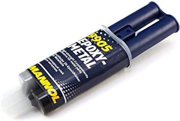 MANNOL 2X 2K-Komponenten Metallkleber Flüssigmetall 60g Epoxy-Kleber
