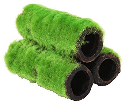 Betta Ceramic Bamboo - 3 Large Tubes