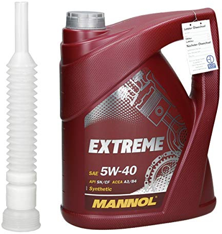 ECD Germany 5L Liter Mannol Motoröl Öl Motorenöl HC Syntetisch SAE 5W40 API SN/CF ACEA A3/B4