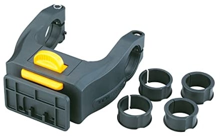 Topeak Unisex – Erwachsene Fixer 8E Fronttaschen + Körbe, Schwarz-Gelb, 0cm