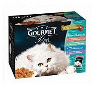 Gourmet Perle Erwachsene Katzenfutter Ozean Köstlichkeiten 85G 12 Pack (1.02Kg)