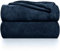 Gräfenstayn® Kuscheldecke flauschig & super weich - hochwertige Fleecedecke auch als Wohndecke, Tagesdecke, Sofadecke & Wohnzimmer geeignet - Überwurf Decke Sofa & Couch (Blau, 240x220 cm)