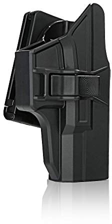 efluky Holster für Glock 19/23/32 (Gen1-5), 19X, 45 - Paddelholster mit 60° Einstellbarem Gürtelclip