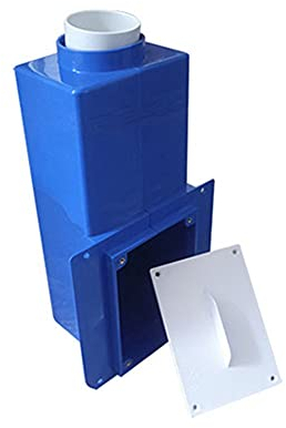 BVC Zentralstaubsauger Hide-A-Hose Montagerahmen für Massivbau für Schlaucheinzugsystem HIDE-A-HOSE