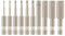 10PCS Allen Key Drill Bit Set Screwdriver Set 50mm/2 inch Long Metric H1.5-H12 Magnetic 1/4 Inch Hex Shank