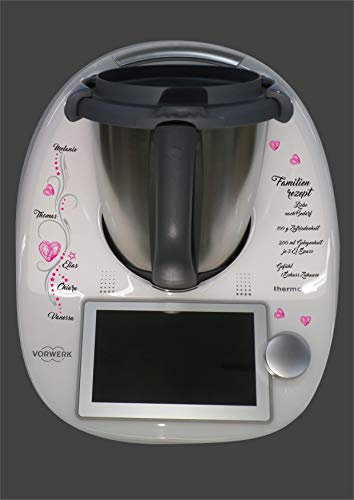 Aufkleber passend für Thermomix TM 6 Familienrezept