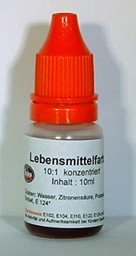 GEKO-Lebensmittelfarbe, flüssig 10ml (Rot)