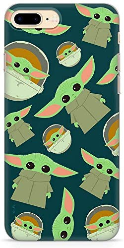 ERT GROUP mobile phone case for Apple Iphone 7 PLUS/ 8 PLUS original and officially Licensed Star Wars pattern Baby Yoda 006 optimally adapted to the shape of the mobile phone, case made of TPU