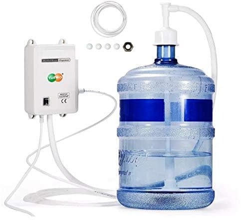 YUEWO Bottle Water Dispenser Pump System Water Dispensing System 220V AC 6m UK Plug with One Inlet Compatible Use with Coffee/Tea Machines, Water Dispensers, Ice Makers, Refrigerators