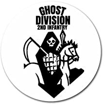 Ghost Division Typ 2 Heer Gespensterdivision 2nd Infantry Aufkleber 7x7cm #27134