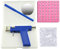 Ohrlochpistole Set, Professionelles Edelstahl Ohr Nasenpiercing Maschine Piercing Werkzeug mit 98 St Ohrstecker, Ohrpiercing-Pistolen Piercing Guns Kit für Nasen & Nabel (Blau)