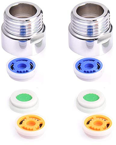 2 Piezas Reductor de Ducha, limitador Reductor de Flujo, Reductor de Flujo de Ducha Juego de Limitador Reductor de Flujo de Ducha para Grifos de Ducha Baño, Cocina, Hotel