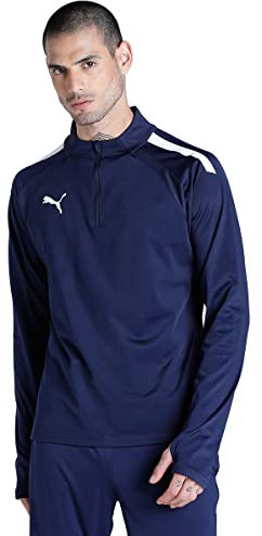 PUMA Herren Sweater, Peacoat-Puma White, XL