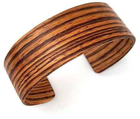 Armband aus Holz-Edelholz-Zebrano