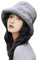Wintermütze Damen Fischerhut Plüsch Winterhut Flauschig Schirmmütze Breit Krempe Bucket Hat Warm Halten Eimer Hut Weich Glockenhut Faltbar Damenhut Kunstfell Schlapphut Strickmütze Outdoor Reisen