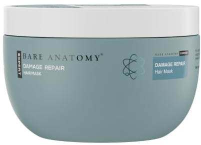 Bare Anatomy Damage Repair Hair Mask 3x Strengthening Powered By Ceramide A2 & Coconut Milk Protein Smoothening Hair Hair Mask for Dry & Frizzy Hair Women & Men, 250gm