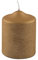 Fink Kerze/Candle, gebürstet, Stumpenkerze, Höhe 10cm
