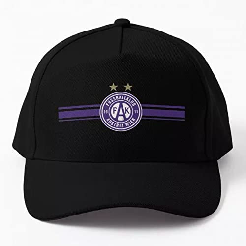 Baseballmütze Stripes of My Heart Austria Wien Austri Baseballmütze Schwarz Bedruckt Einfarbig Snapback Jungen Lässig Sommer Frühling Hip Hop