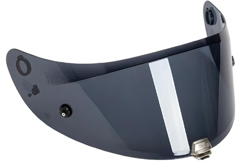 Guajiro - Visière Compatible avec HJC HJ-26 | RPHA11 y RPHA70 (CARBON) | Écran avec support Pinlock Antibuée et système Tear-off | Polycarbonate de Haute Qualité (Noir)