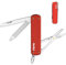 NexTool Taschenmesser, Geschenk für Männer, Faltbares Edelstahl Klappmesser, Pocket Knife mit Schere, Mini Taschenmesser, Einhand, Schlüsselanhänger, 5 Funktionen Taschenwerkzeug für Campen - Rosa