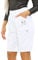 Womens Cherry Berry Shorts - Ladies Plain Capri Length Stretch Fit Pull On Elasticated Waist Summer Crop hot Pants Short Pants Plus Size UK 10-20 (White, 12)