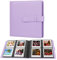 288 Taschen Fotoalbum für Fujifilm Instax Square SQ1/SQ6/SQ10/SQ20/SQ40 Kamera, Kodak Mini Shot 3 Square, Mini Shot 3 Square Drucker, Album für Instax Square Foto(Purple)