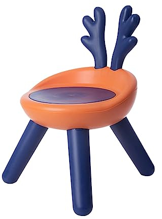 Folpus Kindergartenhocker, kinderstuhl, Kinderstuhl, langlebig, für Jungen und Mädchen im Alter von 2–10 Familien, Orange