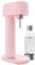 Mysoda: Stilvoller Ruby 2 Wassersprudler aus robustem Aluminium (ohne CO2-Zylinder) mit hochwertiger 1-Liter-Wasserflasche in Premiumdesign - Rosa