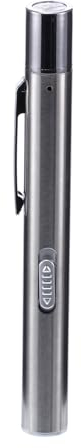 COZHYESS Mini Torch, USB Pen Light with Pocket Clip, Ultra Bright Waterproof Pocket Light, Waterproof, Stainless Steel, for Household, Workshop, Repair, Hiking