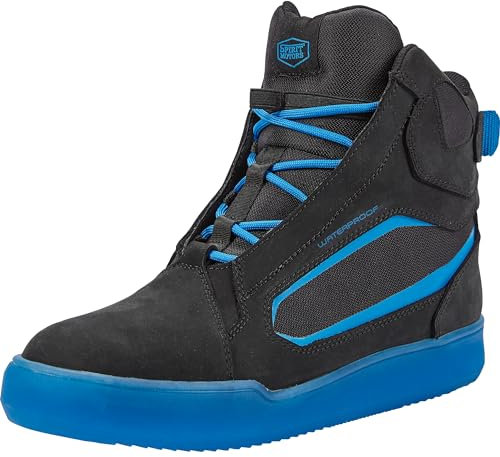 Spirit Motors Jack Tech WP Motorradschnürstiefel Kurz - Wasserdicht - Reflektoren