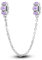 NARMO 925 Sterling Silver Fiore Charm Catena di Sicurezza per Pandora Bracciali