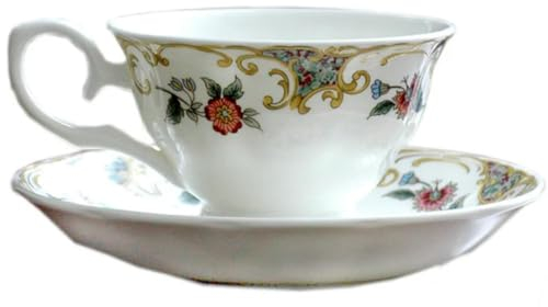 Tazza da caffè europea e piattino set inglese vintage tazza da colazione in ceramica e tazza di latte e piattino per la casa