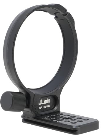 FOTGA Bague de fixation pour trépied d'objectif pour Canon RF 100–500 mm F4.5–7.1 L est USM, support intégré Arca Swiss pour trépied