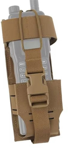 TS TAC-SKY Funkgerätetasche Mit Modularem Design, Langlebiger Cordura-Nylon-Universalfunkgerätehalter for Outdoor-Aktivitäten(BP-95-CB)