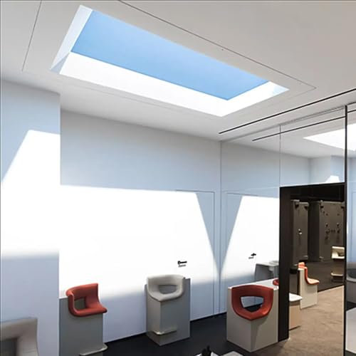PFHKTO Sanità Smart Home WiFi Control Lucernario LED Virtuale Artificiale Pannello Luce Diurna Naturale Plafoniera Cielo Blu(Non-Intelligent,I 140 * 11500mm)