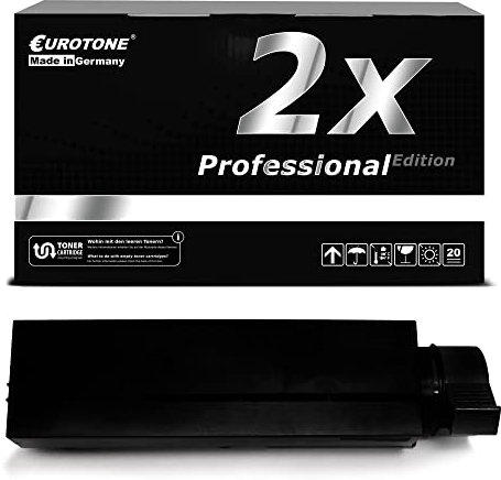 E.T. Toner 2X kompatibel für Oki B400 B410 B420 B430 B440 ersetzt 43979102 Schwarz Black