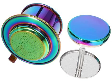 Amosfun Filtro Per Tazza Gocce in Acciaio Inossidabile Facile Da Lavare Portatile Per Attività All'aperto