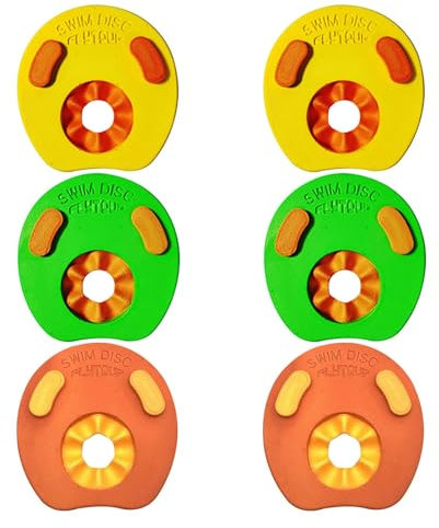 Natación Pulseras Pulseras Flotantes - Natación Floaties Espuma EVA Natación Puños Acuáticos, Arm Floaties 6 Disco Flotante Para Niños | Agua Aerobic Anillo Flotante, Círculos Natación Pe