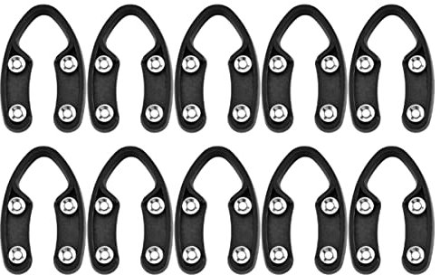 CIYODO 10piezas Descorchador De Vino Cortador De Aluminio Abrebotellas Resistente y Duradera Negro