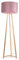 ValueLights | Natural Wood Tripod Floor Lamp with Blush Pink Velvet Drum Lampshade Living Room Light | Floor Lamps, Home Décor & Improvement Essential