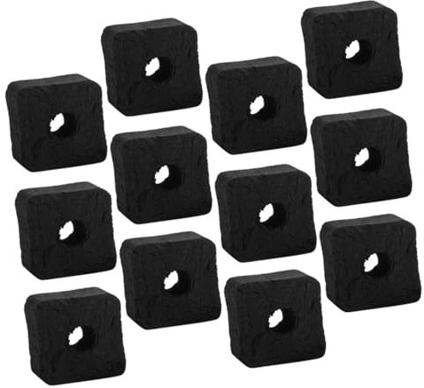 Hemobllo Carbón De Bambú Sin Humo Olor Para Barbacoa, Parrillas Hibachi y Acampada Al Aire Libre, Trozos Pequeños 1 Libra, Carbón Duradero Para Cocinar Té y Calentar Exteriores